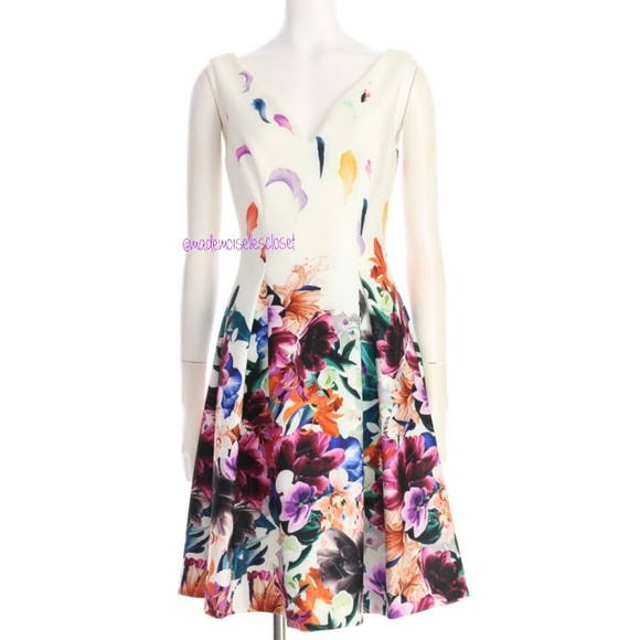 Dkny Floral-print fit & flare dress - Picture 2 of 8